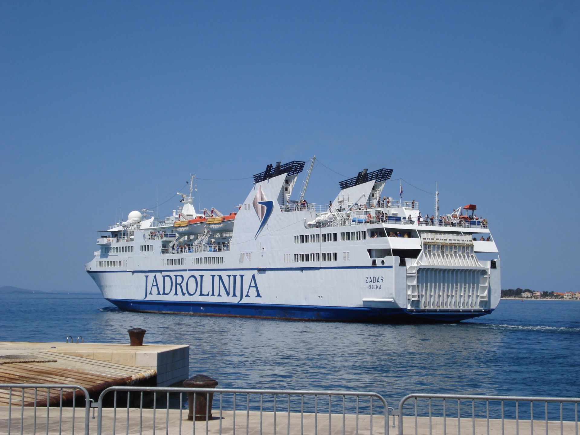 Immagine ufficiale del traghetto dalla pagina dei collegamenti marittimi di Sibenik